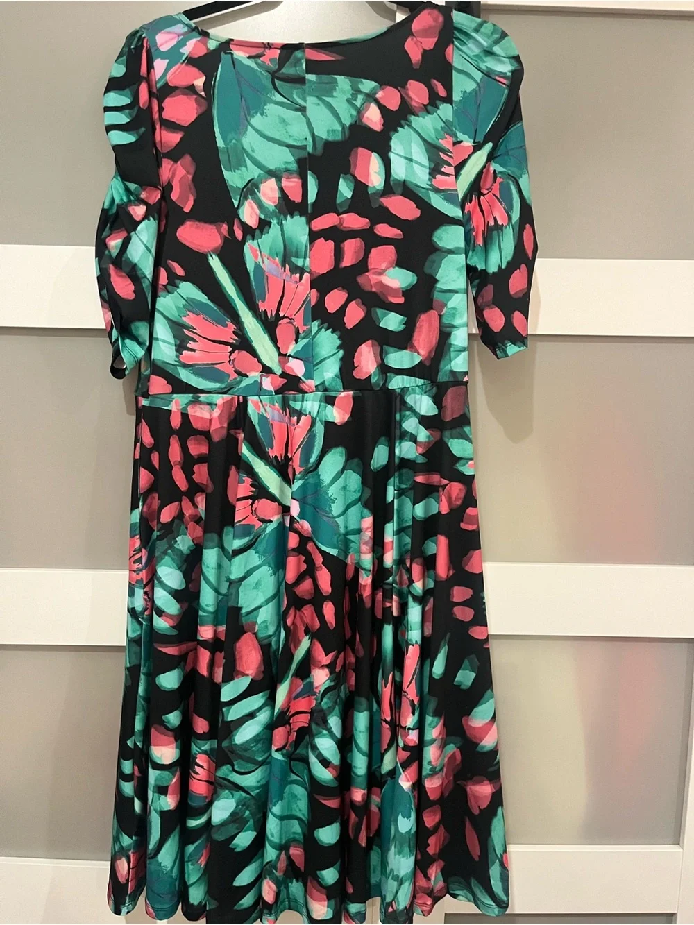 torrid Black and Pink Floral Dress - Picture 2 of 4